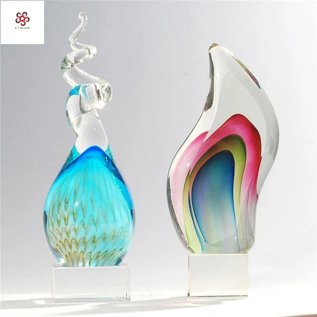 Абстрактная современная Европейская модная художественная стеклянная скульптура