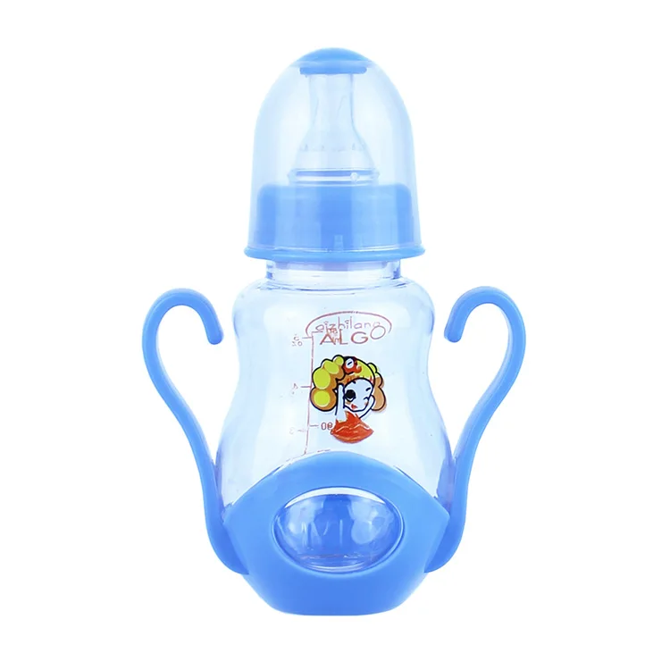Different style customized logo color baby feeding bottle