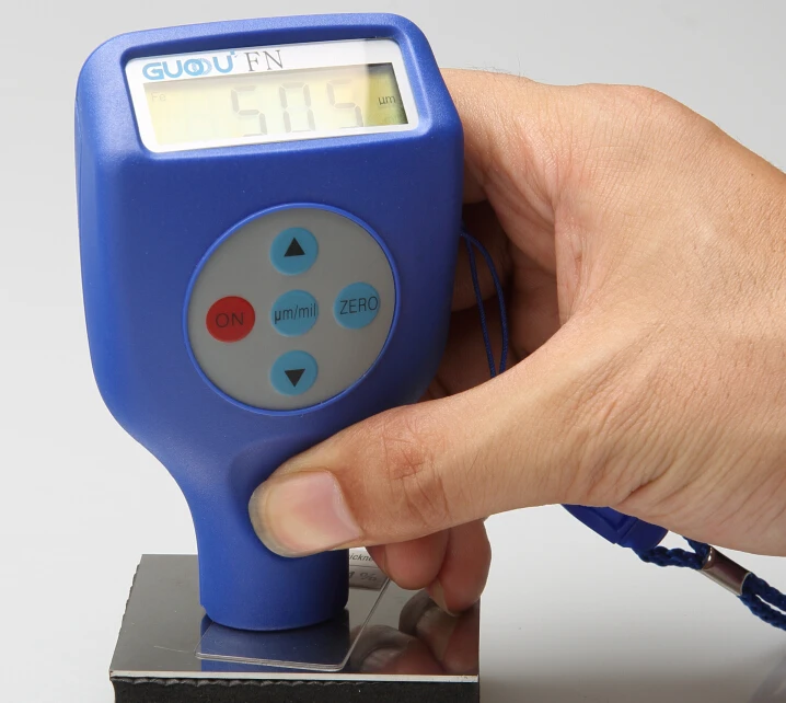 Automatic identification material of FE & NFE paint coating thickness gauge