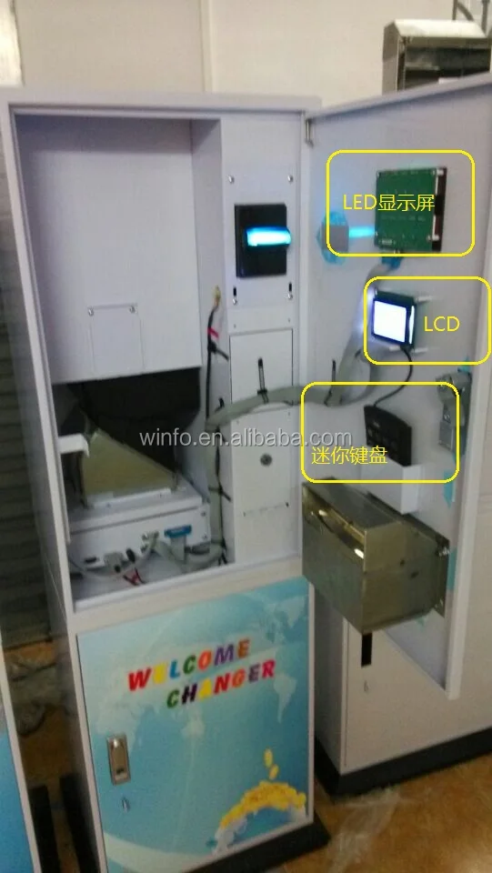 Best price of 24h ATM card vending and recharge machine for washing machine