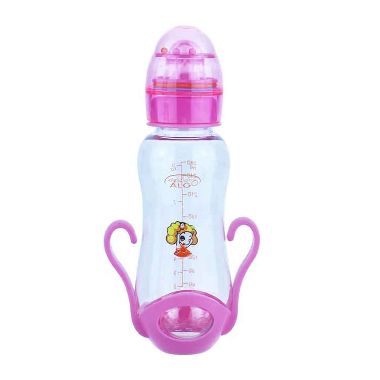 280ml / 10oz standard neck feeding bottle for baby, bpa free baby feeder bottle, baby nursing bottle