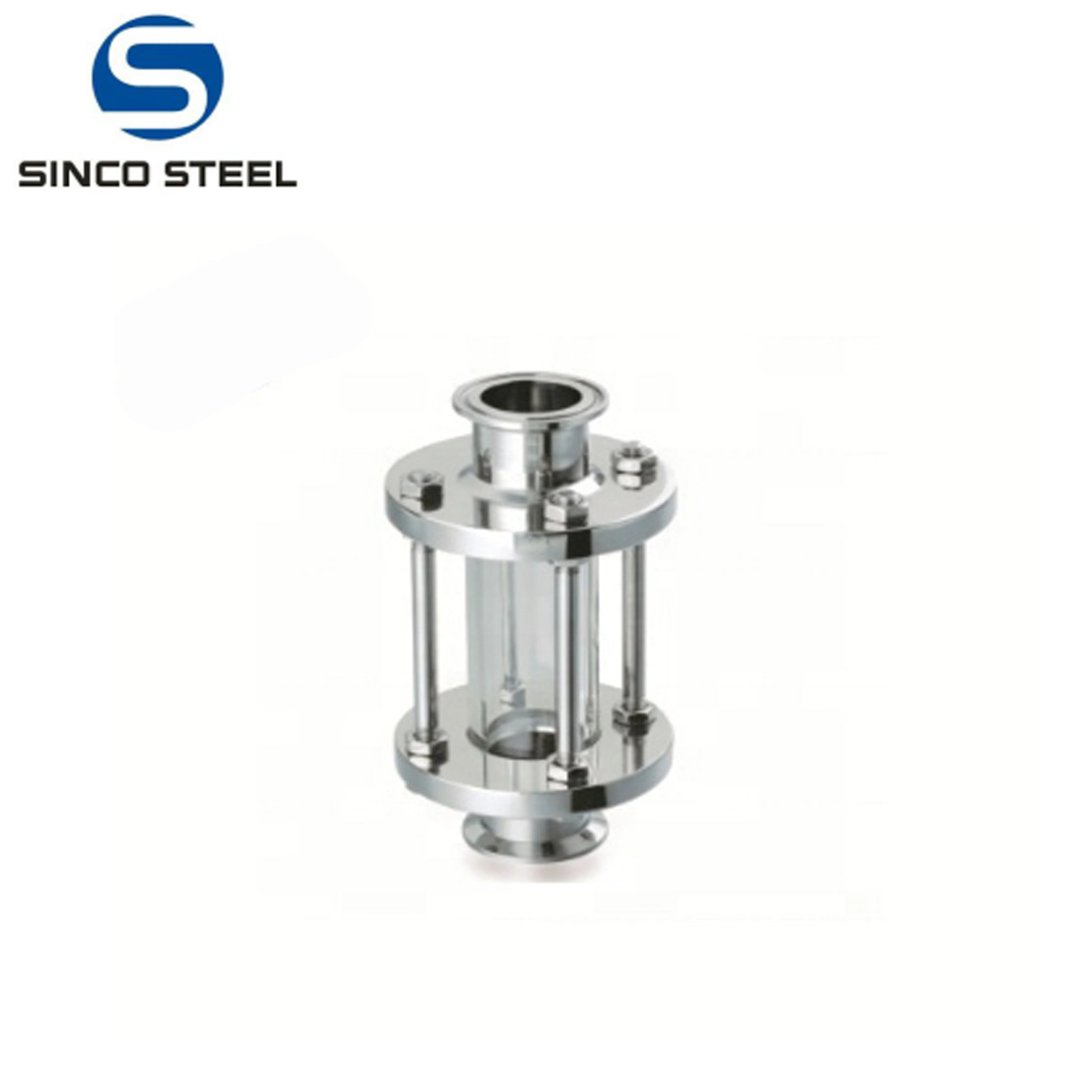 
304/316L High Pressure 304 Sanitary Flange Tri Clamp Union Sight Glass 