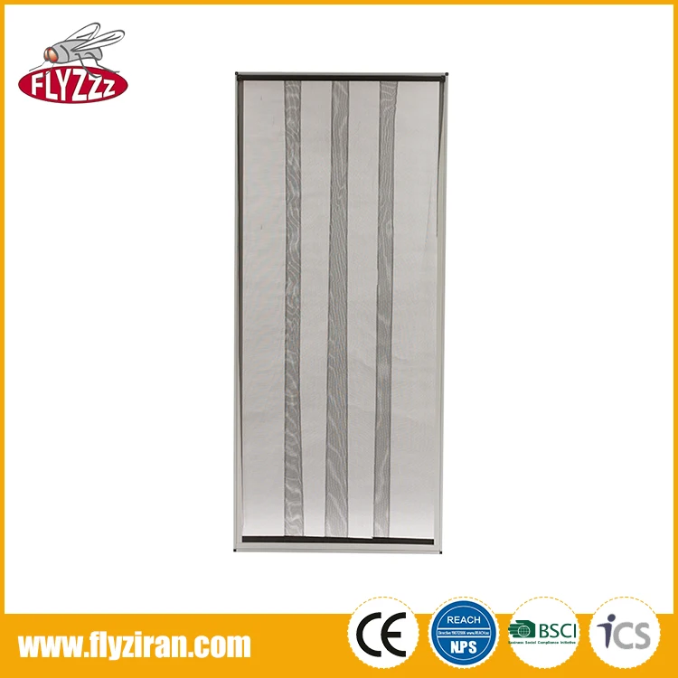 Polyester DIY instant soft air circulation screen magnetic mosquito net door curtain