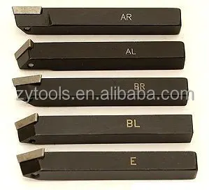 5 PC INDEXABLE CARBIDE TURNING TOOL SETS AR AL BR BL E inserts
