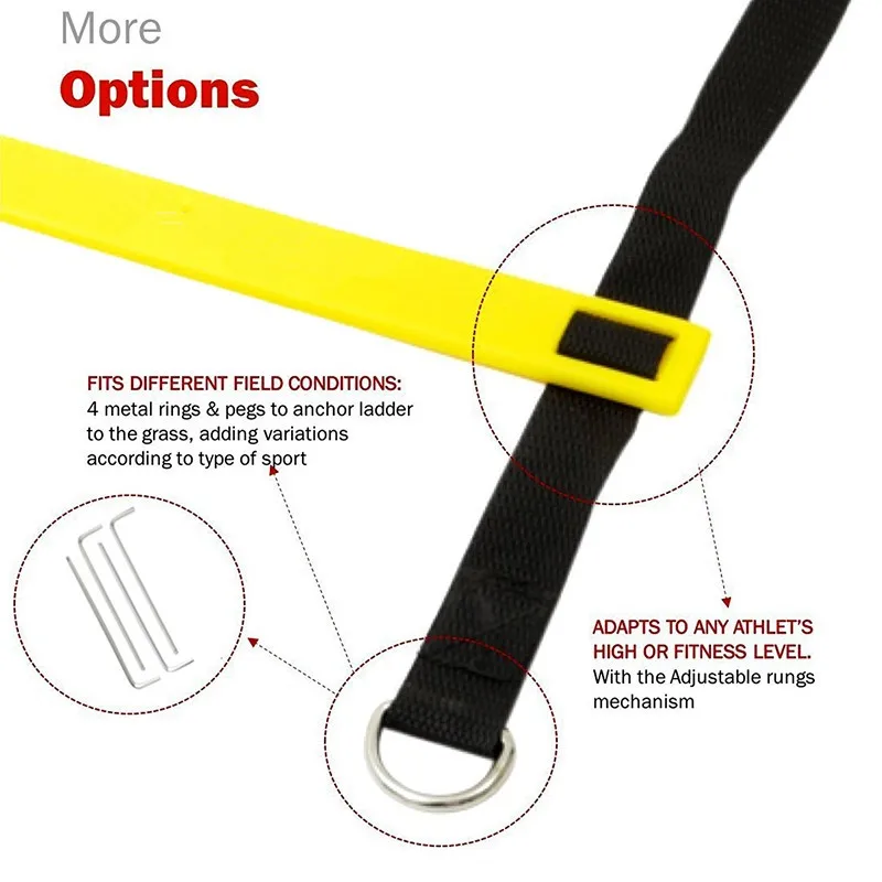 Уличная спортивная Координационная скоростная лестница