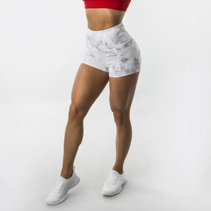 Best Quality 4 Way Stretch Jog Sports Shorts With Pockets Striped Support Shorts Tights