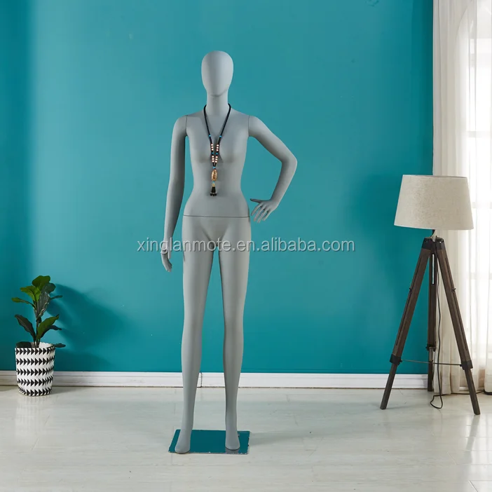 clothes display grey color full body sexy mannequins female at good price