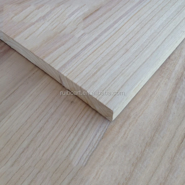 solid wood paulownia board for furniture