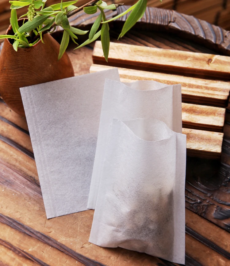 
Disposable heat seal Food grade filter paper for tea bags 1000 pieces in a pack 