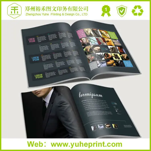 Promotional high quality free design matt lamination printing pdf catalogue iron doors