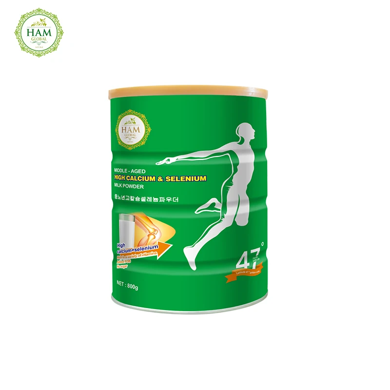 
Most popular middle aged formula milk powder with calcium and selenium 