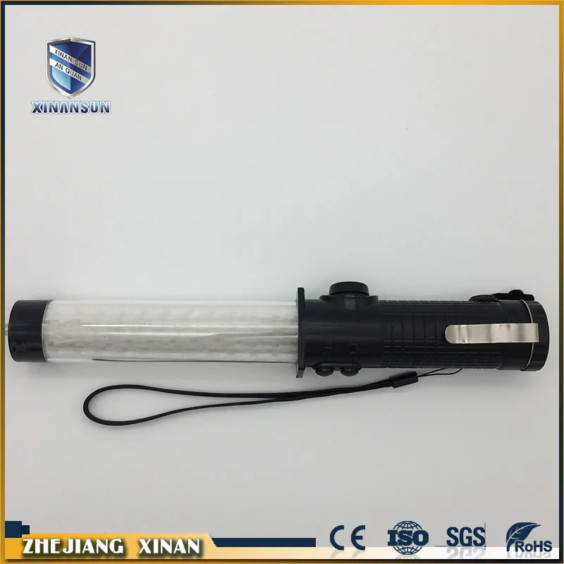 police electric rechargeable traffic shock baton led light wand