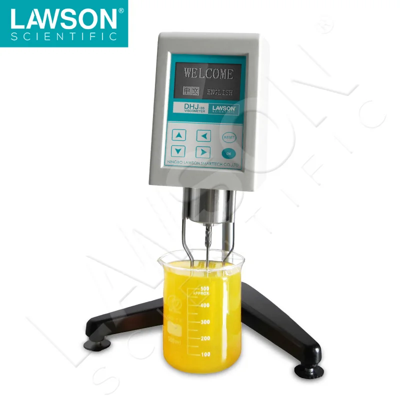 2019 high temperature digital viscometer DHJ-9S price rotational brookfield manual viscometer of resin lab