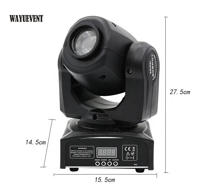Party bar disco DMX 60w mini stage light spot 60 watt led moving head