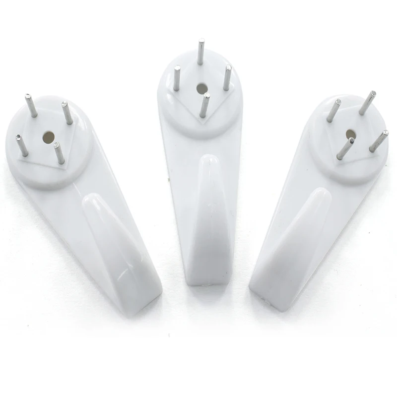 Powerful hanging No Trace Nails Living Room Wall Hook Photo Frame Hanger Hooks