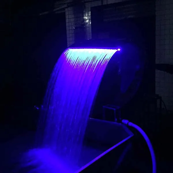 
Pool Waterfalls Water Massage Water Curtain Stainless Steel Garden Pond Waterfall 