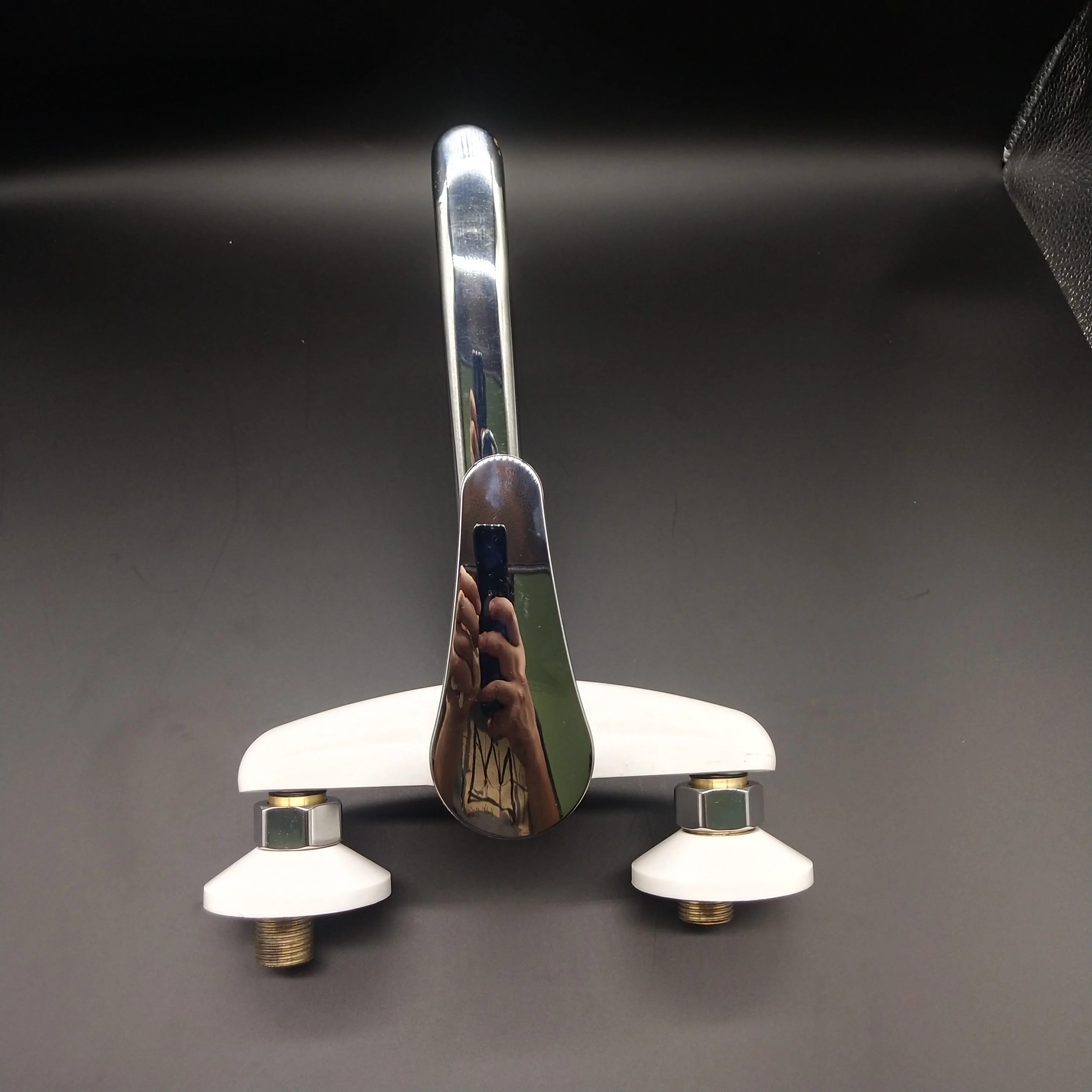 Plastic Steel White shower faucet mixer