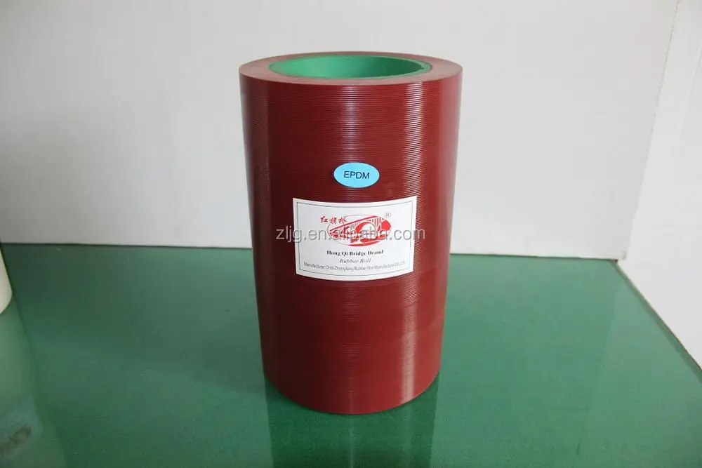 20inch EPDM red rice milling rubber roller