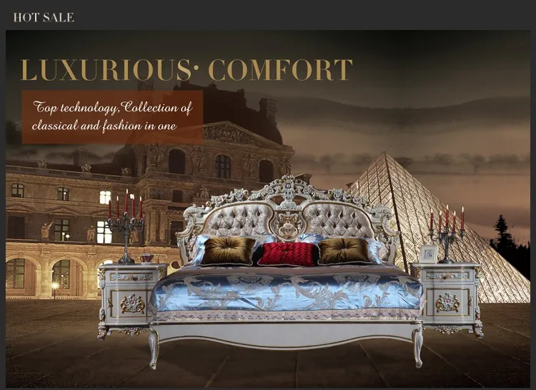 Комфортная тканевая кровать, здоровая королевская роскошная кровать с домашней мебелью, роскошная кровать размера king