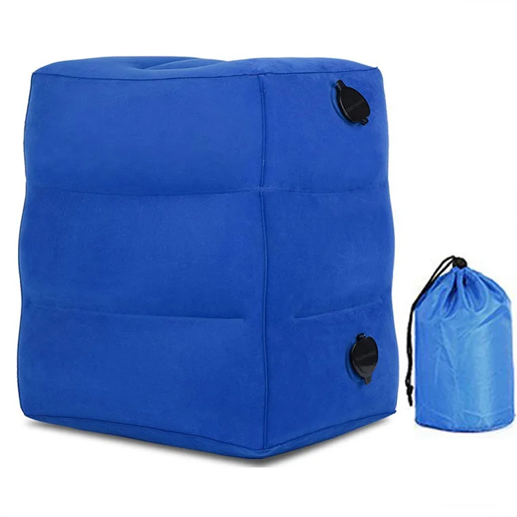 New Inflatable Travel Pillow Cushion for Foot Rest and Kids Sleeping Cushion on Plane Train