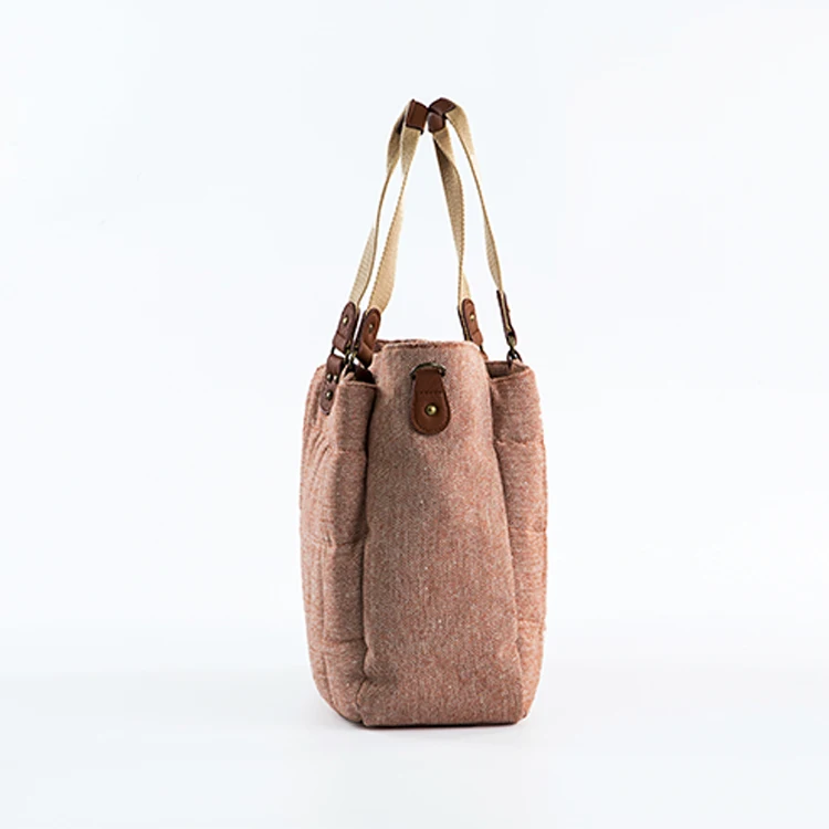 Custom Portable Multi function Shoulder Mommy Diaper Tote Bag