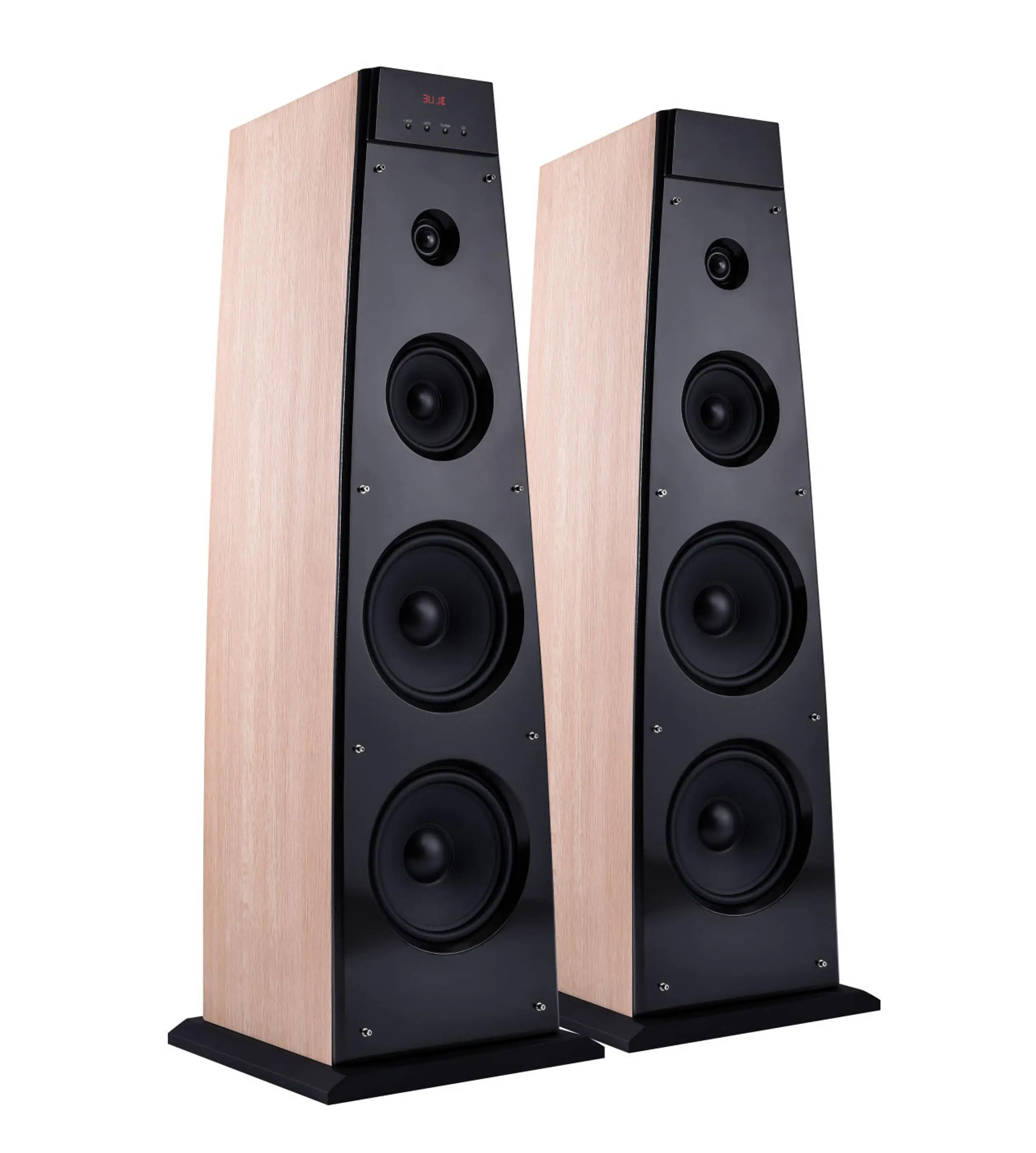 2.0 active smart hi fi wooden speakers with full functions