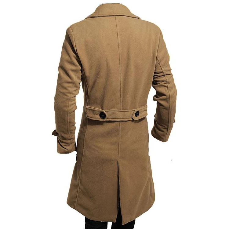 Wholesale Jackets Men Business Windbreaker Trench Coat