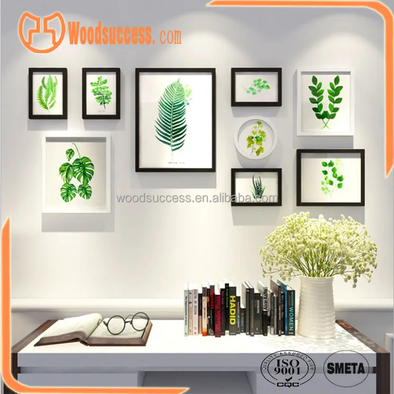 Rectangle wall hanging photo pictures frame for living room