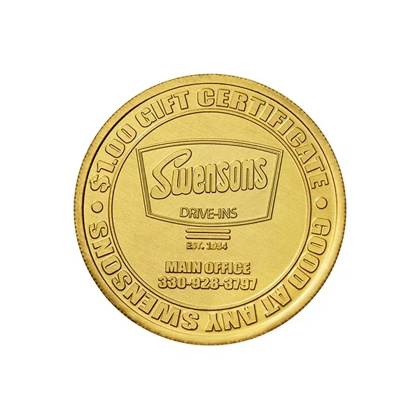 Metal Crafts Colored Aluminum Anodizing Cheap Custom Token Coins