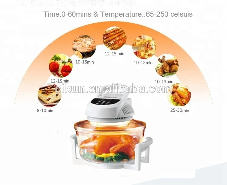 kitchen appliance cream colour digital control mini gas conveyor pizza air fryer halogen convection oven with stove