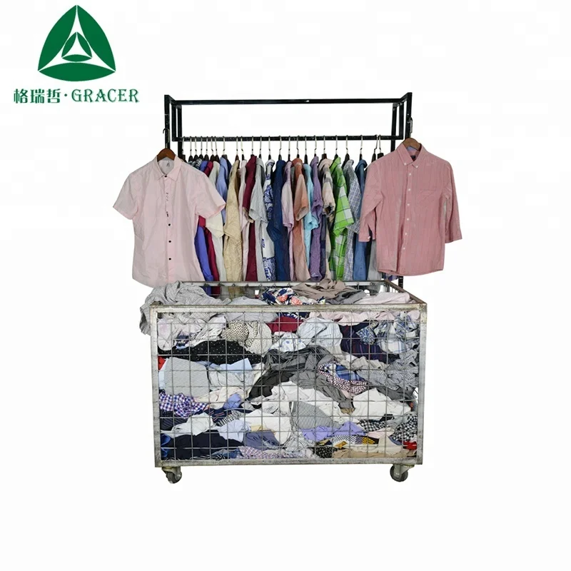  Недорогая рубашка garcer в японском стиле продажа использованной одежды переработанная старая