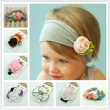 Cheeper 8 Colors Cotton Stretch baby hairwear hairband infant accessories Chic Headband Baby Girl Gift