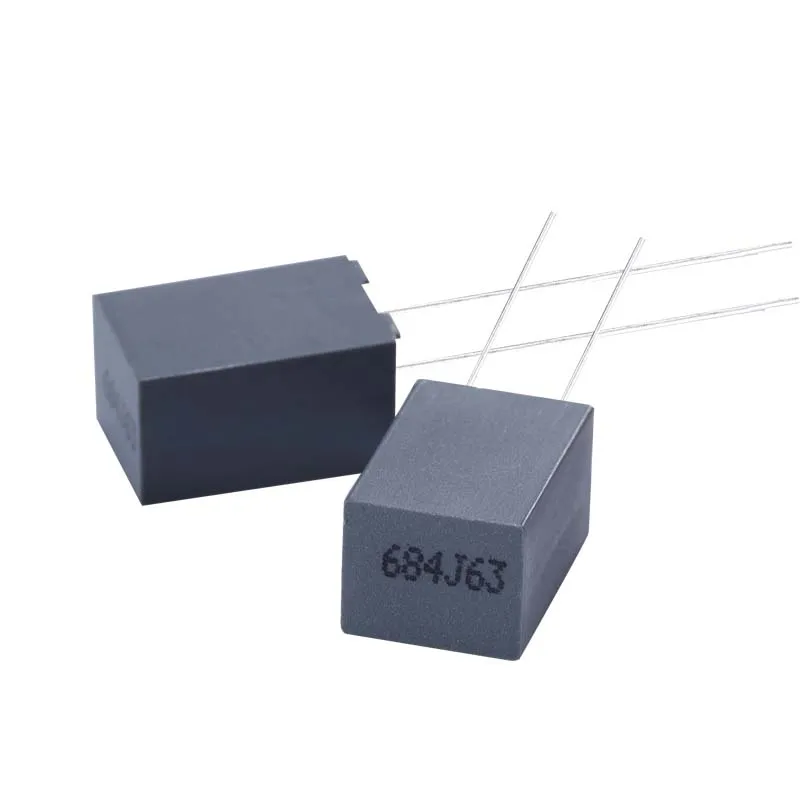 CL23 102J 63V Box-Type Metalized Polyester Film Capacitor