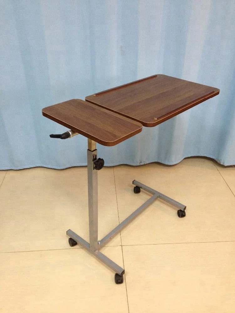 Больничный деревянный стол над кроватью/обеденный стол для пациента