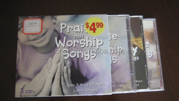 bulk music CD with cd Jewel Case Cellophane package