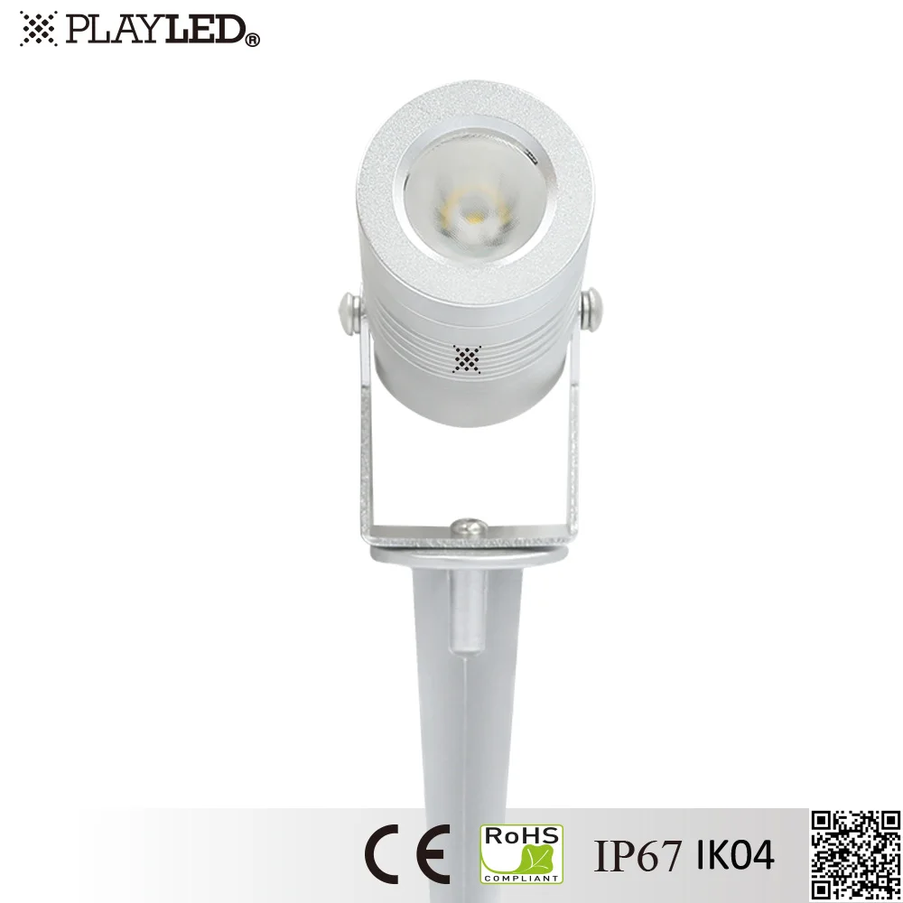 
3W Narrow beam IP67 outdoor landscape lighting spike lights 3W led garden light 