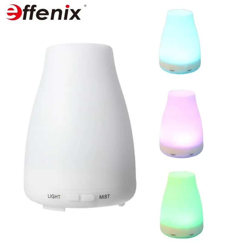 100ml 7 цветных светодиодных огней ароматерапия ультразвуковой диффузор эфирный масляный диффузор с прохладным туманом