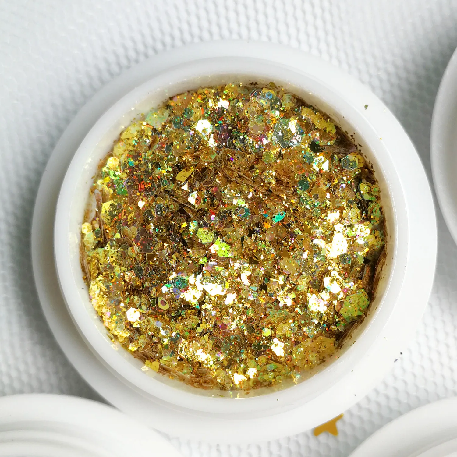 Hot sale nail art mixed hologram 8colors nail art mixed glitter decoration