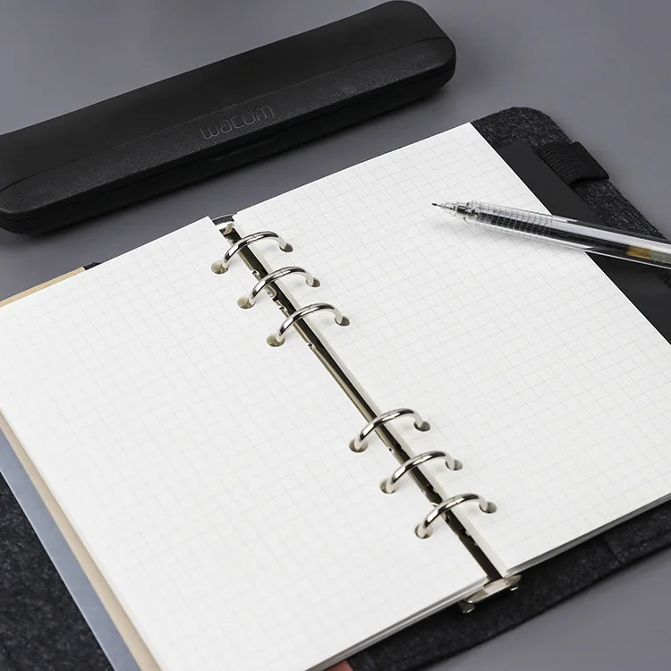 A5/A6/A7 woodfree paper planner page, lined/dotted/squared refill page for notebook Diary Journal Agenda