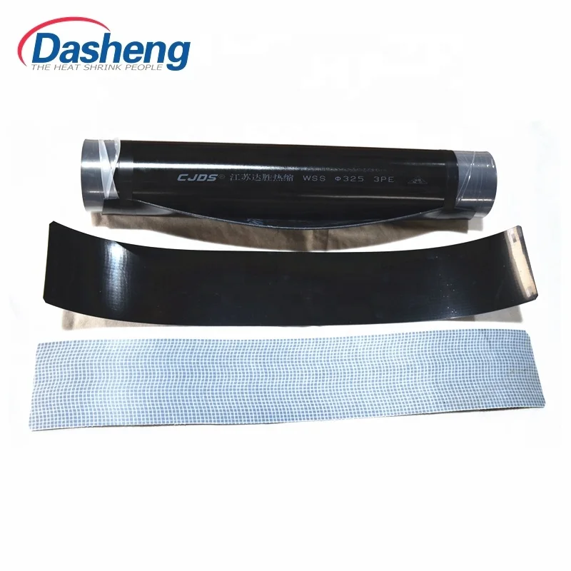 3 Layers Anticorrosion Radiation Cross Linked Polyethylene Backing Heat Shrinkable Sleeve for Girth Weld