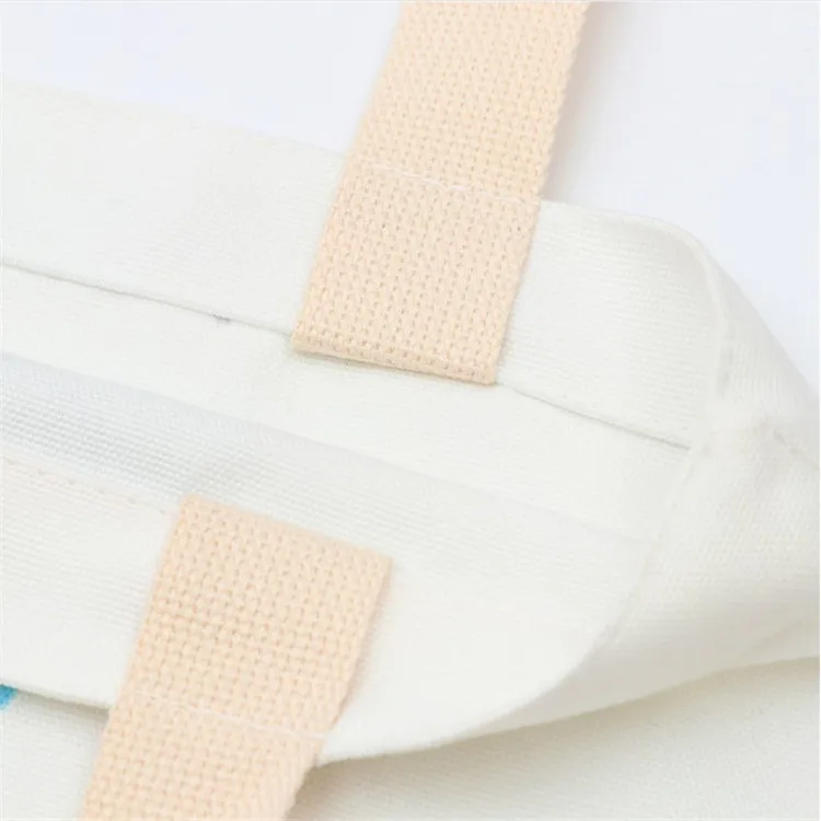 Custom black woven fabric eco cotton canvas grocery tote bag shopping bags