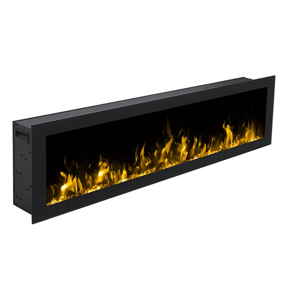 50 inch Flush Wall Mounted Electric Fireplace without Heater