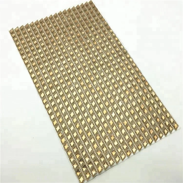 Rhinestone Shoes Garment Accessories Hotfix Rhinestone Sheet Rhinestone Mesh Trim