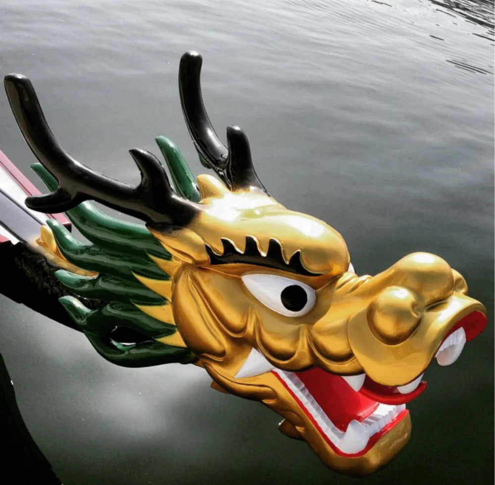 
The 3th generation RTM fibergalss Dragon Boat 