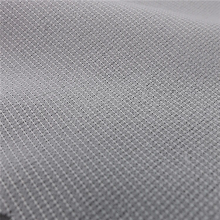100% polyester tricot  microdot warp knitted fusible  interlining