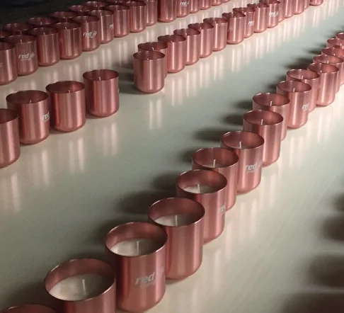 Candle soy wax scented 5% flavour metal aluminum high graved printing OEM costom small quantity retail candle vela