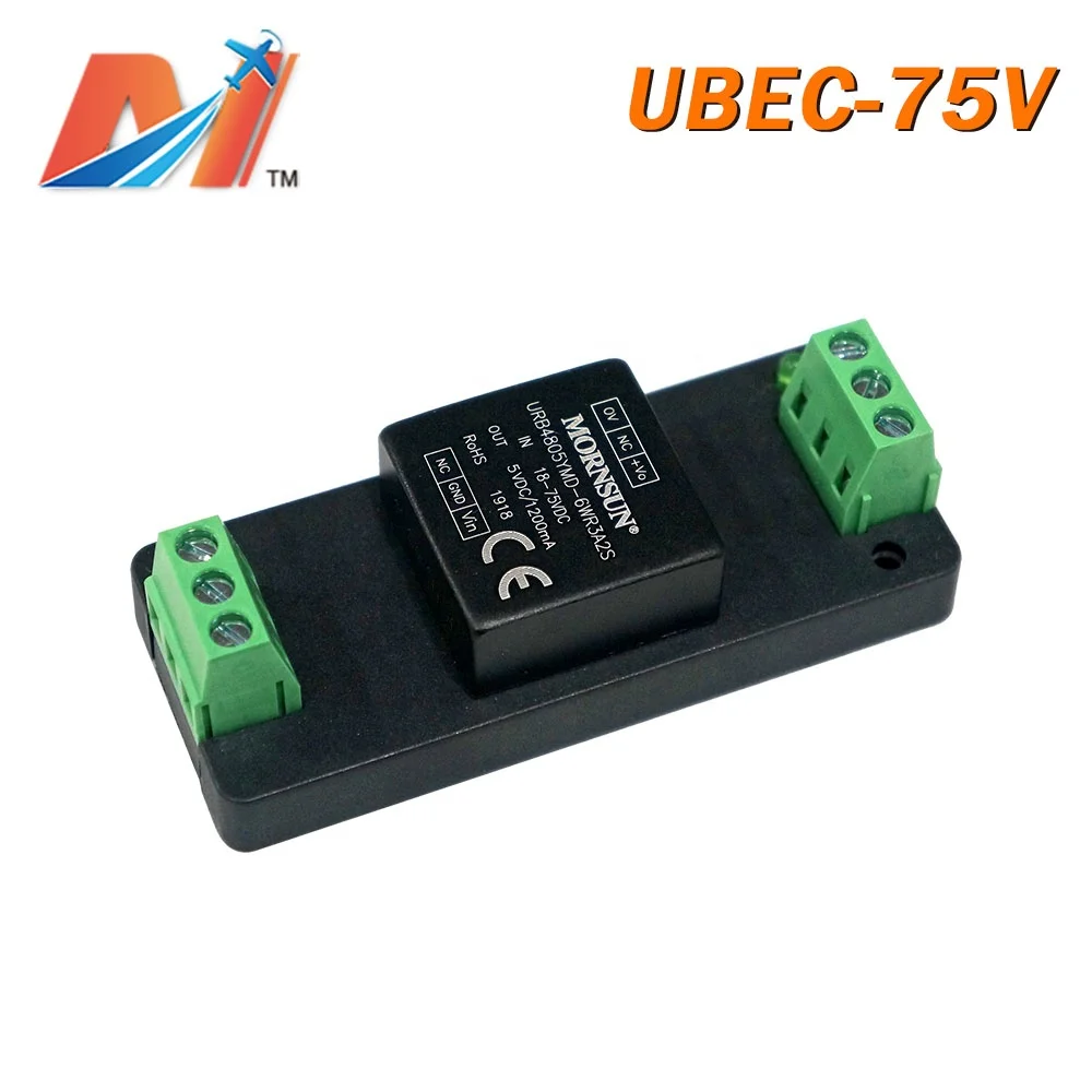 Maytech UBEC Input 75V to Output 5V for ESC motor speed controller / opto for Electric Surfboards e skateboard RC car airplane