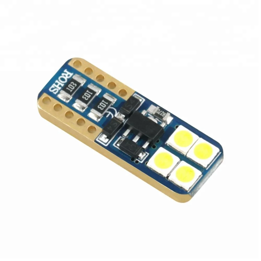 Суперъяркая купольная лампа W5w 194 501 светодиодная Canbus 7254K 10-30 в 2 Вт T10 3030 8SMD лампы для автомобильных приборов чтения DJ014