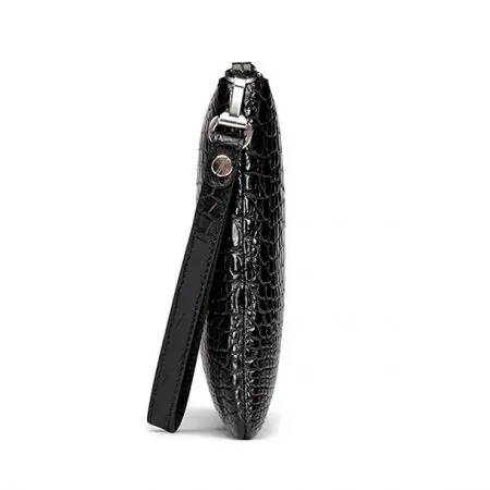 Large Capacity Alligator Envelope Clutch Bag, Business Portfolio Briefcase Large Wallet With Strap