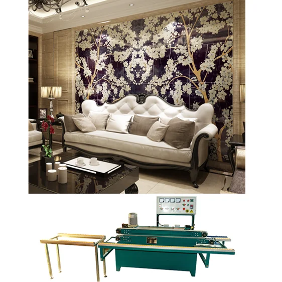 Home decoration 3d microcrystalline glass ceramic tile making machine